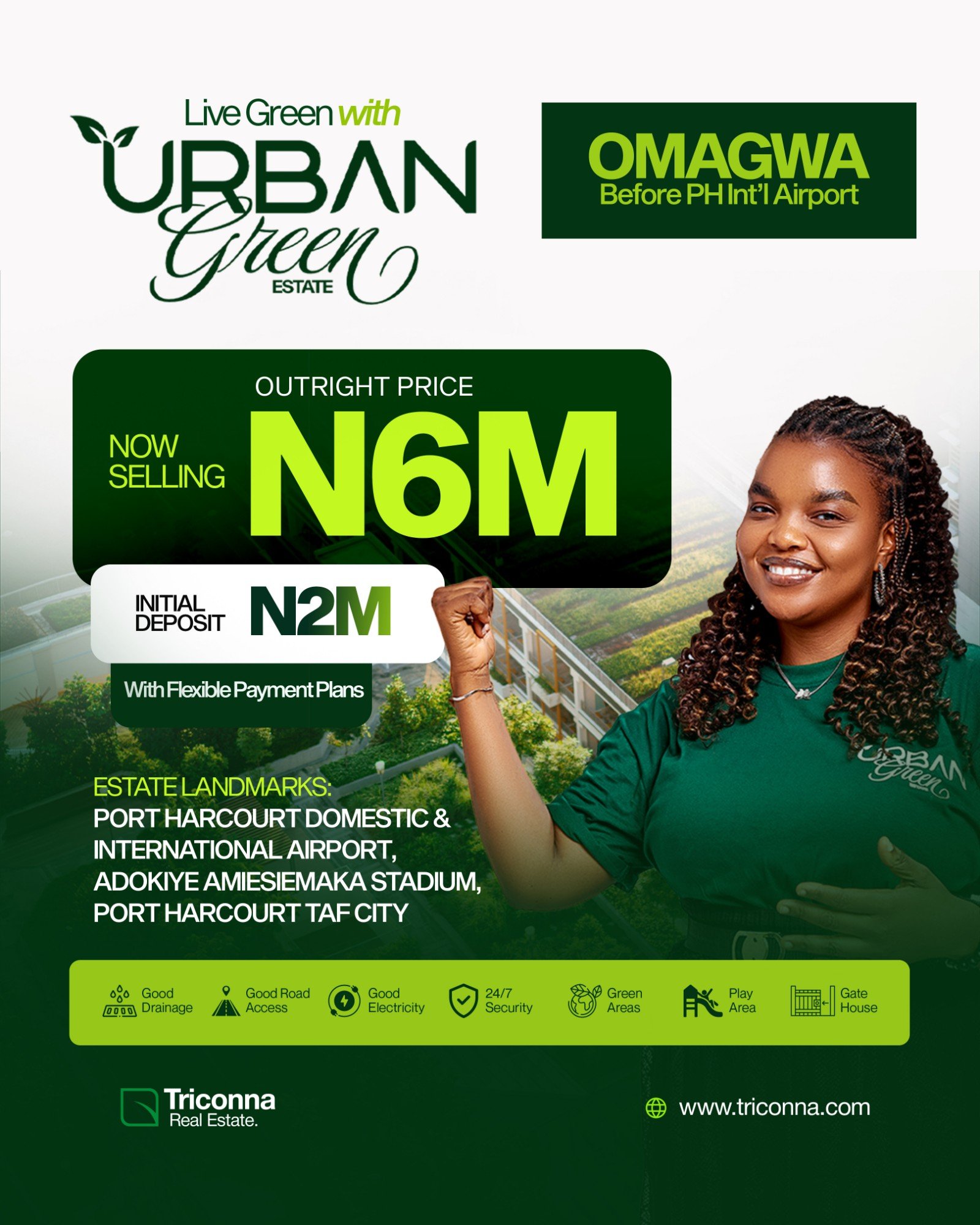 Urban Green Estate, Omagwa, Rivers State — ₦6,000,000